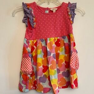 Matilda Jane Pink Polka Dot Dress